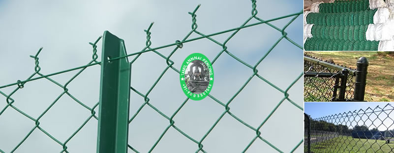 pvc chainlink fencing in chennai